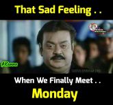 Monday sad feelings memes